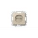 Розетка без заземления ELBI Zena Vega 609-010300-215