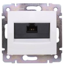 Розетка компьютерная RJ45 Legrand Valena 6 кат UTP с захватами белая 774246
