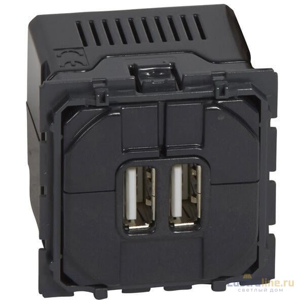 Розетка 2хUSB Legrand Celiane 067462