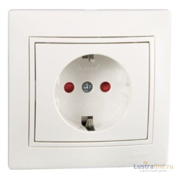 Розетка с защитой от детей Lezard Mira 701-0202-124B