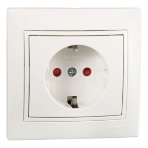 Розетка с защитой от детей Lezard Mira 701-0202-124B