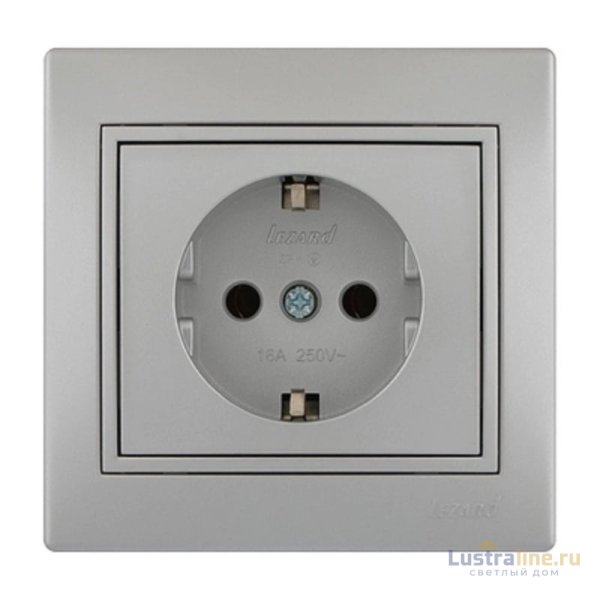 Розетка с/з Lezard Mira 701-1010-122B