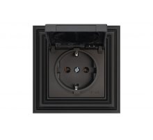 Розетка со шторками Liregus Retro 29-223