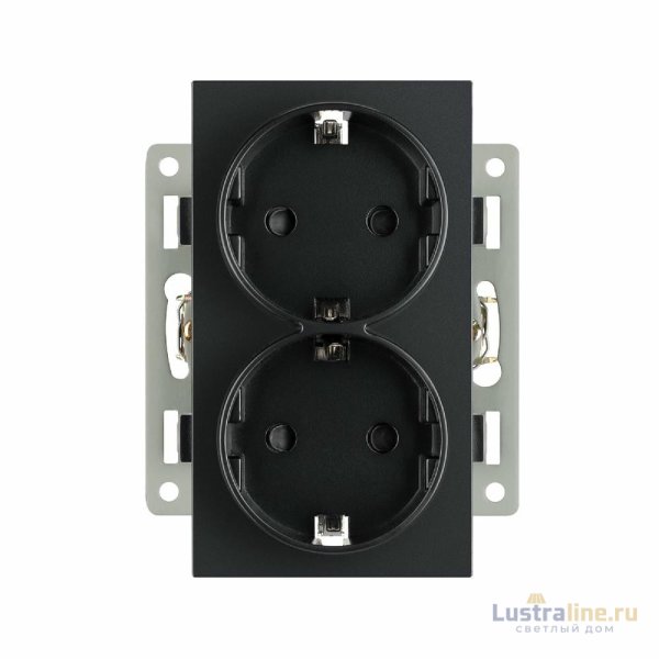 Механизм электрической розетки Arlight SCT-MEUD-PL-BK (250V, 16A) 043765