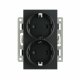 Механизм электрической розетки Arlight SCT-MEUD-PL-BK (250V, 16A) 043765