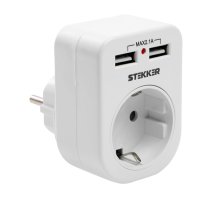 Переходник сетевой Stekker ADP16-24-20 39626