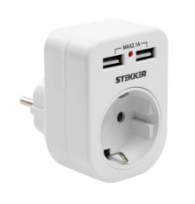 Переходник сетевой Stekker ADP16-24-20 39626