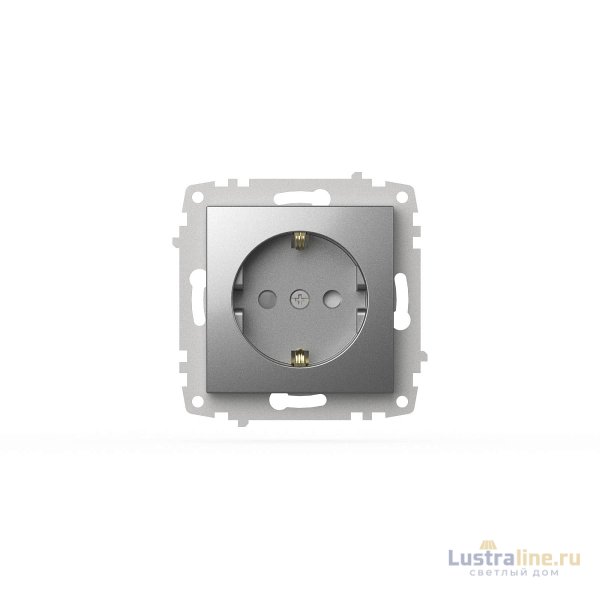 Розетка с заземлением и защитой от детей ELBI Zena Vega 609-011000-243