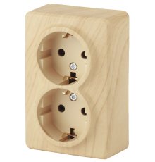 Розетка 2P+E Schuko Эра 11-2205-11 Б0020693