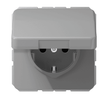 Розетка штепсельная Schuko Jung CD1520BFKIKLGR