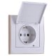 Розетка с защитой от детей Lezard Rain 703-0226-124