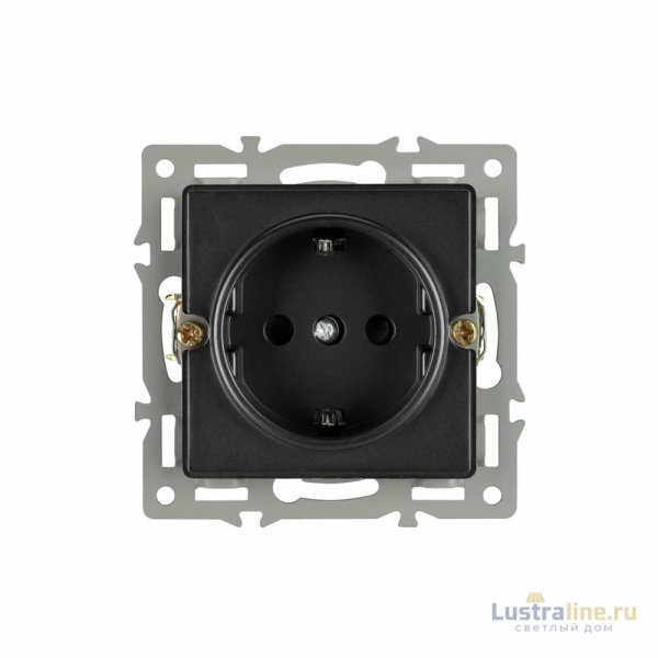 Механизм электрической розетки Arlight SCT-GP-MEU-PL-BK (250V, 16A) 043740