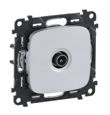 Розетка ТV оконечная Legrand Valena Allure алюминий 753960