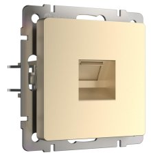 Розетка Werkel Ethernet RJ-45 шампань W1181011 4690389157479