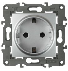 Розетка 2P+E Schuko со шторками Эра 14-2102-03 Б0034274