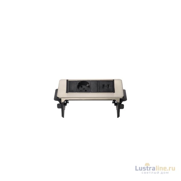 Блок розеток 47 (1 секция и 2 USB) Mebax 00-00001163