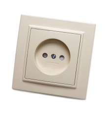 Розетка 1-местная Stekker PST10-9009-02 с защитной шторкой 39235