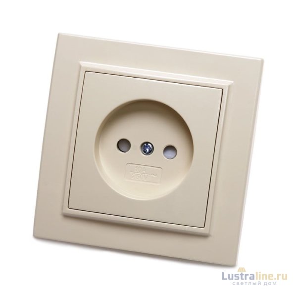 Розетка 1-местная Stekker PST10-9009-02 с защитной шторкой 39235