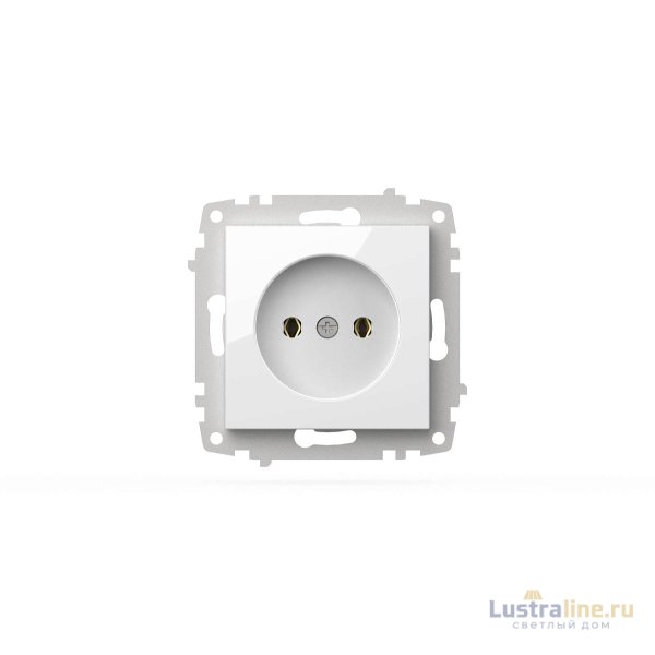 Розетка без заземления ELBI Zena Vega 609-015600-215