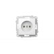 Розетка без заземления ELBI Zena Vega 609-015600-215