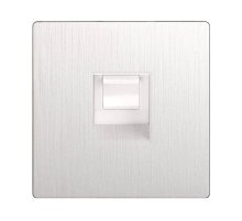 Телефонная розетка Werkel RJ-11 перламутровый рифленый W1182013 4690389172731