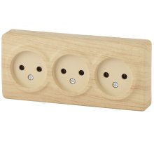 Розетка 3х2P Эра 11-2207-11 Б0020699