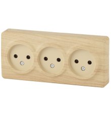 Розетка 3х2P Эра 11-2207-11 Б0020699