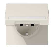 Розетка Schuko с крышкой Jung LS1520BFNAKL