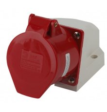 Розетка ЭРА R(OUT)-32-3P-PE-N-IP44 стационарная наружная 125 3Р+РЕ+N 32А 380В IP44 Б0032879