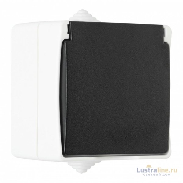 Розетка с заземлением и шторками Arte Milano 309.40-1.grey