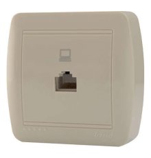 Розетка компьютерная Lezard Demet 711-0300-139