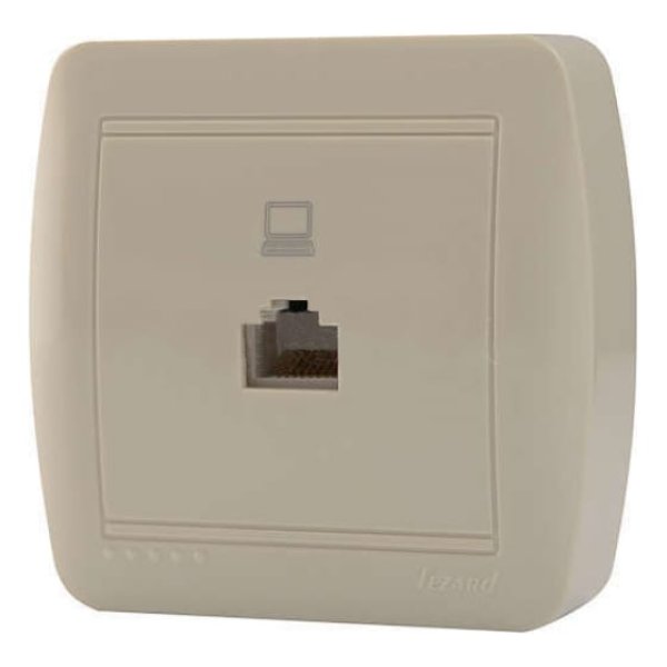 Розетка компьютерная Lezard Demet 711-0300-139