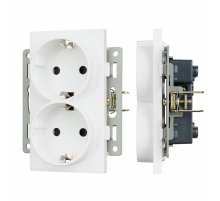 Механизм электрической розетки Arlight SCT-MEUD-PL-WH (250V, 16A) 043764