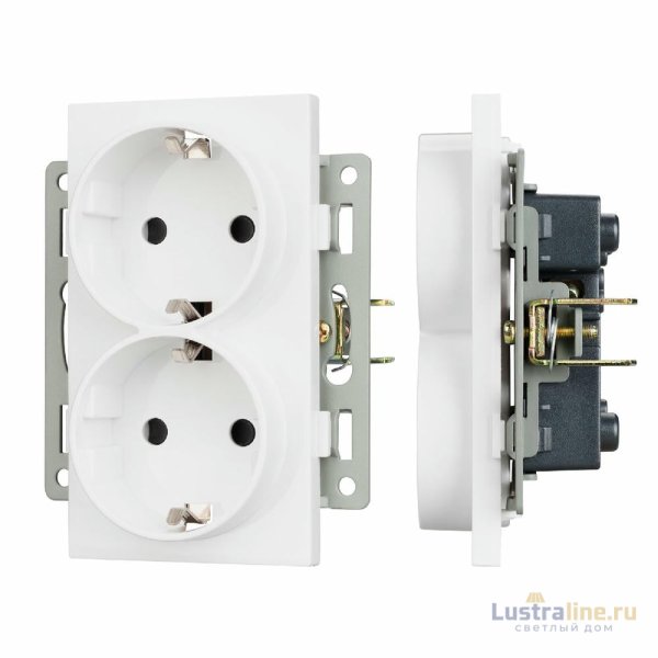 Механизм электрической розетки Arlight SCT-MEUD-PL-WH (250V, 16A) 043764