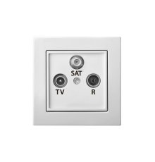 Розетка телевизионная (TV+R+SAT) Liregus Epsilon 28-028