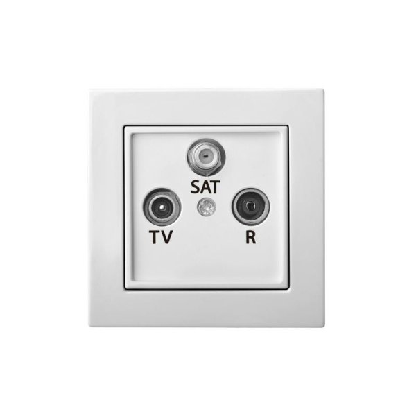 Розетка телевизионная (TV+R+SAT) Liregus Epsilon 28-028