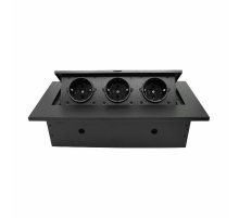 Блок розеток MX-226 (J) (3 секции полуавтоматический без кабеля питания) Mebax 00-00002879