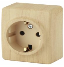 Розетка 2P+E Schuko со шторками Эра 11-2204-11 Б0020690