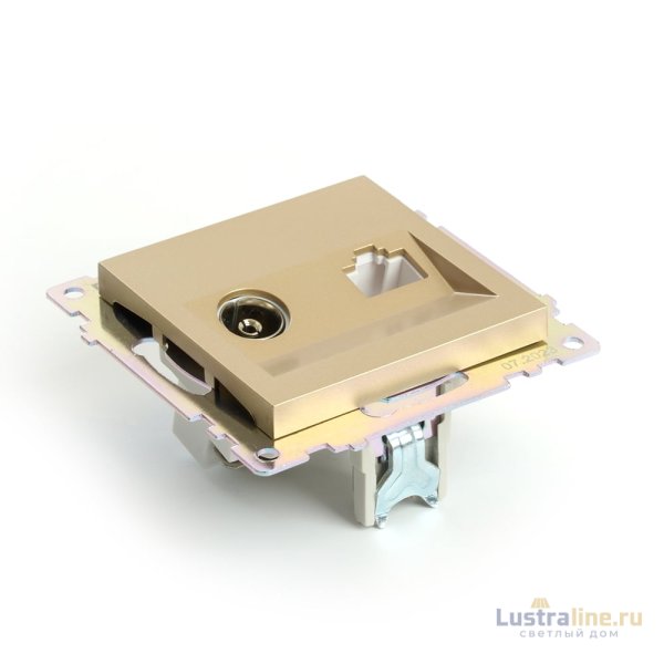 Розетка TV + компьютерная RJ-45 Stekker Катрин GLS00-7106-08 49230