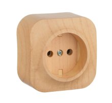 Розетка 2К Legrand Quteo 16A 250V б/з дерево 782270