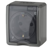 Розетка ЭРА Эксперт 2P E со шторками 11-2402-03 Б0020715