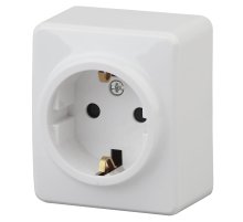 Розетка 2P+E Schuko со шторками Эра 11-2204-01 Б0020688