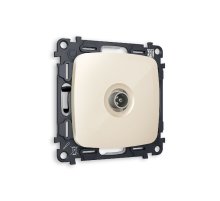 Комплект механизма TV розетки проходной 5-1000 MHz 4dB Ambrella Volt Omega MO313030