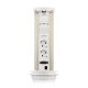 Блок розеток 12J (2 секции, USB type A+C + RJ45 + HDMI) беспроводная зарядка Mebax 00-00002598