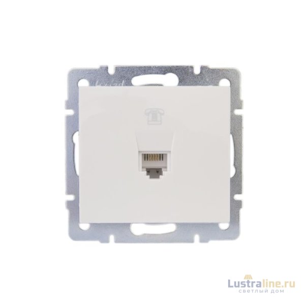 Розетка телефонная евро Lezard Rain 703-0288-137