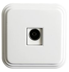Розетка телевизионная 1-местная Stekker PST00-20-20 (ТР-01) 39705
