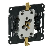 Розетка двойная Legrand Valena Мех In Matic 16A 250V с/з безвинтовой зажим 753027