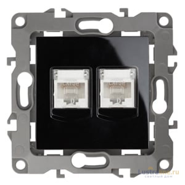 Розетка информационная двойная 2XRJ45 Эра 12-3108-06 Б0014734