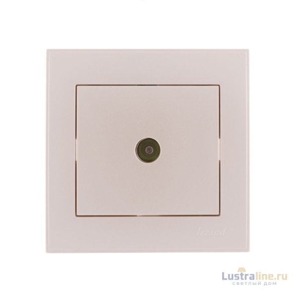 Розетка ТВ оконечная Lezard Rain 703-3030-130