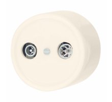 Розетка R/TV-SAT проходная Bironi Лизетта B1-304-04